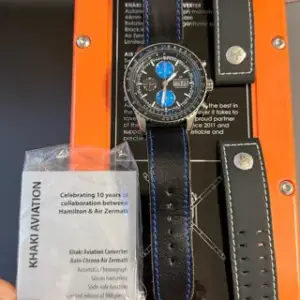 Hamilton Hamilton Khaki Aviation H76706730 44mm Stainless steel Black