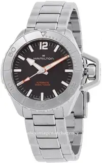 Hamilton Hamilton Khaki Navy H77485130 41mm Stainless steel Black