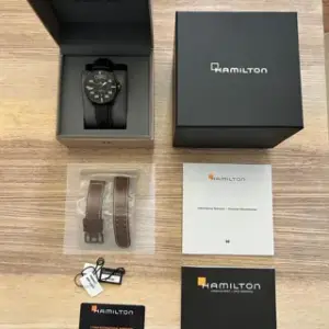 Hamilton Hamilton Khaki Aviation H64605531 42mm Stainless steel Black