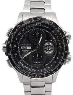 Hamilton Hamilton Khaki Aviation H77766131 45mm Stainless steel Black