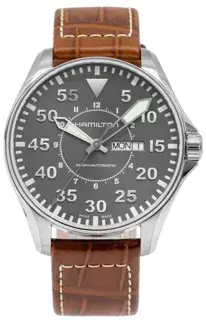 Hamilton Hamilton Khaki Aviation H64715885 46mm Stainless steel Gray