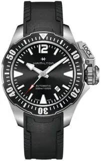 Hamilton Hamilton Khaki Navy H77605335 42mm Stainless steel Black