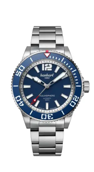 Hanhart AQUASPHERE FreeFall Blue, 42mm