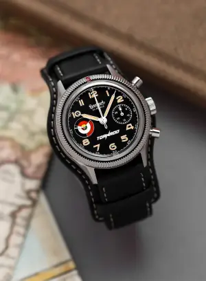 Hanhart 417 ES Tornado Maiden Flight Flyback Chronograph