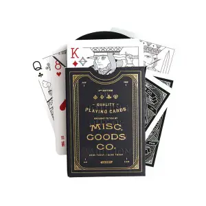 Hemel Black Playing Cards