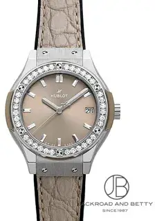 Hublot Hublot Classic Fusion 581.NX.4670.LR.1104.JPN 33mm Titanium Taupe