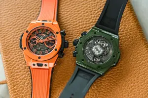 Hublot Big Bang Unico Orange and Dark Green Ceramic