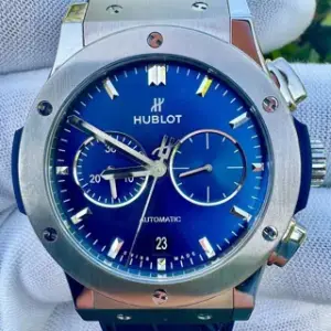 Hublot Hublot Classic Fusion Chronograph 541.NX.7170.LR 42mm Titanium Blue