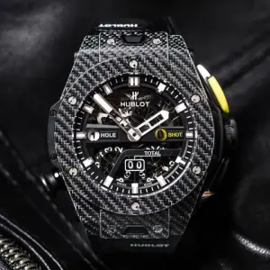 Hublot Hublot Big Bang UnicoGolf Black Carbon Fiber $34K MSRP Box Papers 45 mm Deploy In-House Movement