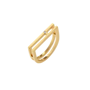 Ice Link 14K ILU Diamond Ring