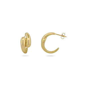 Ice Link ‘Nora’ Double Teardrop Hoops