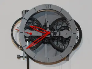 Ingénieur du Temps 3D-Printed Pendulum Clock