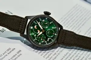 IWC Schaffhausen Big Pilot’s Watch Perpetual Calendar Edition Racing Green