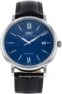 IWC IWC Portofino IW356518 40mm Stainless steel Blue