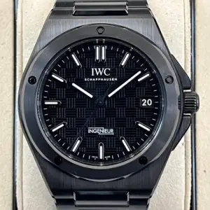 IWC IWC Ingenieur AutomaticNew 2025 42mm Black Ceramic Boutique Exclusive IW338903 Brand New Full Set