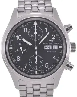 IWC IWC Pilot Chronograph IW370607 20mm Stainless steel Black