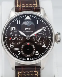 IWC IWC Big Pilot IW503801 46mm Stainless steel Brown