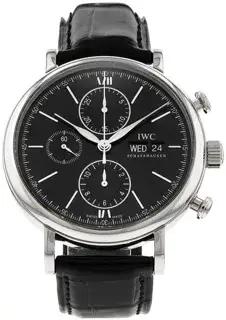 IWC IWC Portofino IW391008 42mm Stainless steel Black