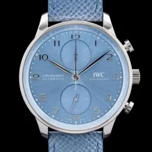 IWC IWC Portuguese ChronographIW371626 Portugieser Chronograph 18K White Gold Blue Dial 2024