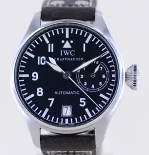 IWC IWC Big Pilot IW5002 46mm Stainless steel Black and White