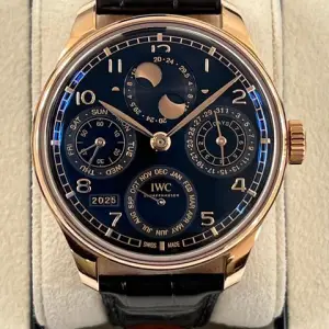 IWC IWC Portuguese Perpetual CalendarPortugieser Perpetual New 2025 Calendar 44mm Rose Gold IW503702 Brand New Full Set