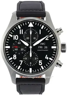 IWC IWC Pilot IW377709 43mm Stainless steel Black
