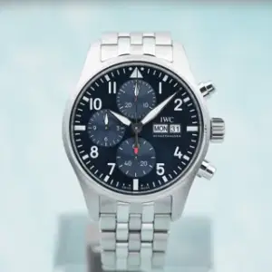 IWC IWC Pilots Watch IW3881-02 41mm Stainless steel Blue