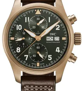 IWC IWC Pilot IW387902 41mm Bronze and Titanium Green