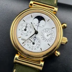 IWC IWC Da Vinci Perpetual Calendar IW3750-01 39mm Yellow gold White