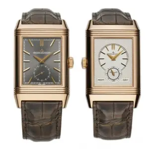 Jaeger-Lecoultre Jaeger-LeCoultre Reverso Duoface30mm Tribute Duoface 18k RG Charcoal Grey Dial LTD ED