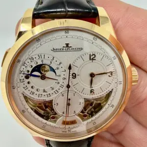 Jaeger-Lecoultre Jaeger-LeCoultre DuomètreA Quantieme Lunaire Full Set w/Tool Loupe Deployment and Pin and Buckle