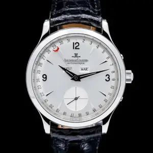 Jaeger-Lecoultre Jaeger-LeCoultre Master CalendarQ140387 Master Control Triple Calendar 18K White Gold Silver Dial