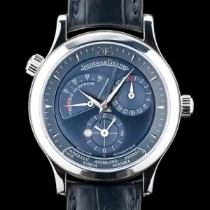 Jaeger-Lecoultre Jaeger-LeCoultre Master Geographic142.6.92 Master Geographic Platinum Blue Dial LIMITED
