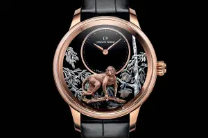Jaquet Droz Petite Heure Minute Relief Monkey