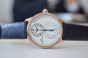 Jaquet Droz Grande Seconde Chronograph Monopusher Ivory Enamel Gold Limited Edition