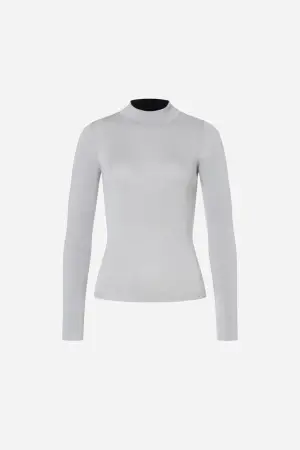 Jet Set Chiara Knit Longsleeve - Silver
