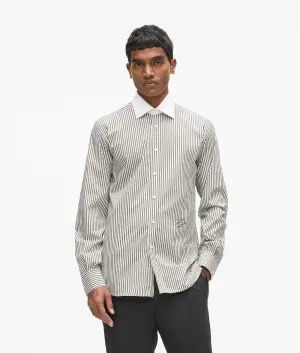 Karl Lagerfeld Contrast collar striped shirt