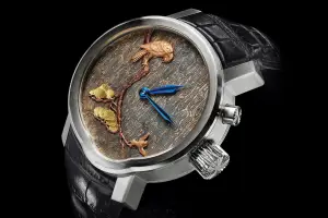 Kees Engelbarts Platinum Tsuba Watch