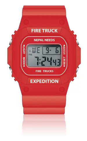 Kobold Nepal Fire Truck Expedition Timekeeper