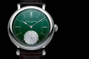 Laurent Ferrier Galet Micro-Rotor Montre Ecole British Racing Green