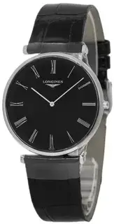 Longines Longines La Grande Classique L4.766.4.51.2 37mm Stainless steel Black