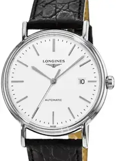 Longines Longines Presence L4.921.4.12.2 39mm Stainless steel White