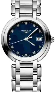 Longines Longines PrimaLuna L8.112.4.98.6 30mm Stainless steel Blue
