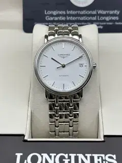 Longines Longines Presence L4.821.4.12.6 34.5mm Stainless steel White