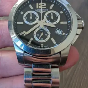 Longines Longines Conquest L3.660.4.56.6 41mm Stainless steel Black