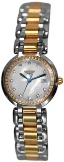 Longines Longines PrimaLuna L8.110.5.89.6 26mm Rose gold and Stainless steel White