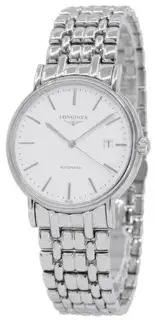 Longines Longines Presence L49214126 38.5mm Stainless steel White