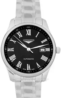Longines Longines Master Collection L2.893.4.59.6 42mm Stainless steel Black