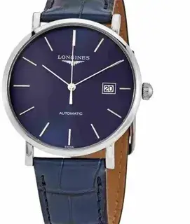 Longines Longines Elegant L4.910.4.92.2 39mm Stainless steel Blue