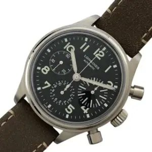 Longines Longines Heritage L2.816.4.53.2 41mm Stainless steel Black